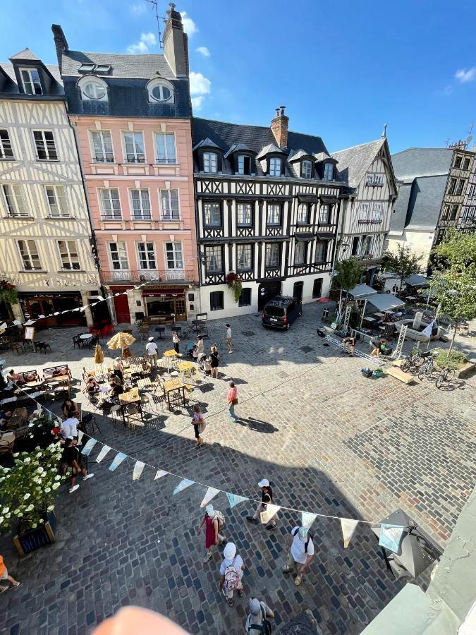 Le 1731, Rouen Coeur D'Histoire, Superbe Duplex Lägenhet Exteriör bild