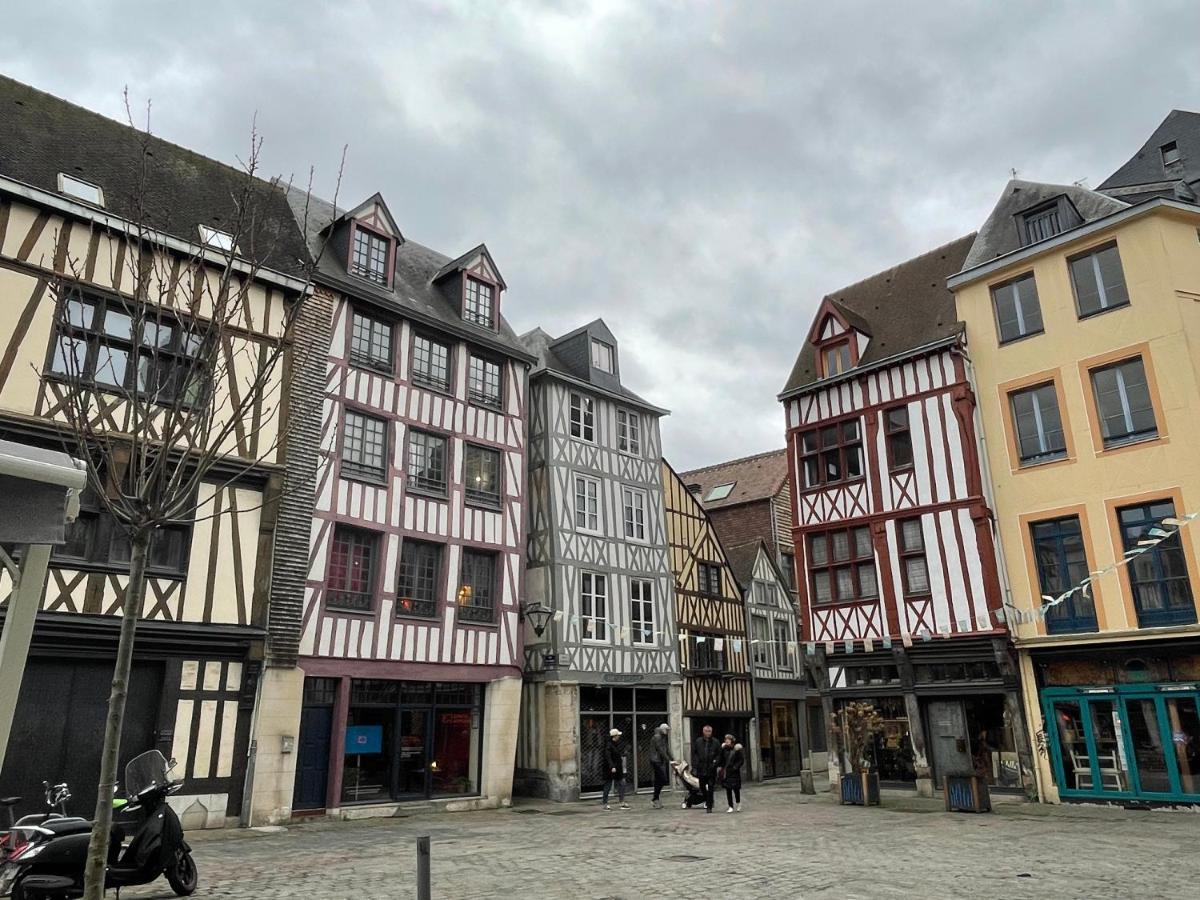 Le 1731, Rouen Coeur D'Histoire, Superbe Duplex Lägenhet Exteriör bild