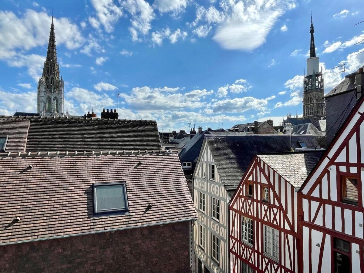 Le 1731, Rouen Coeur D'Histoire, Superbe Duplex Lägenhet Exteriör bild