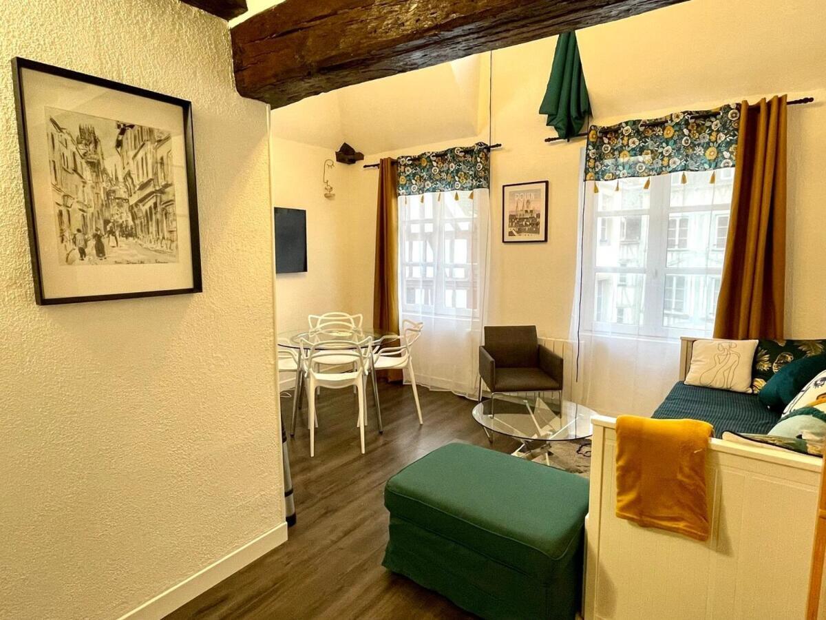 Le 1731, Rouen Coeur D'Histoire, Superbe Duplex Lägenhet Exteriör bild