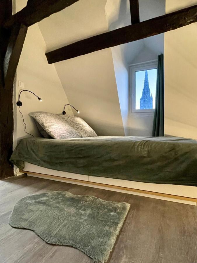 Le 1731, Rouen Coeur D'Histoire, Superbe Duplex Lägenhet Exteriör bild