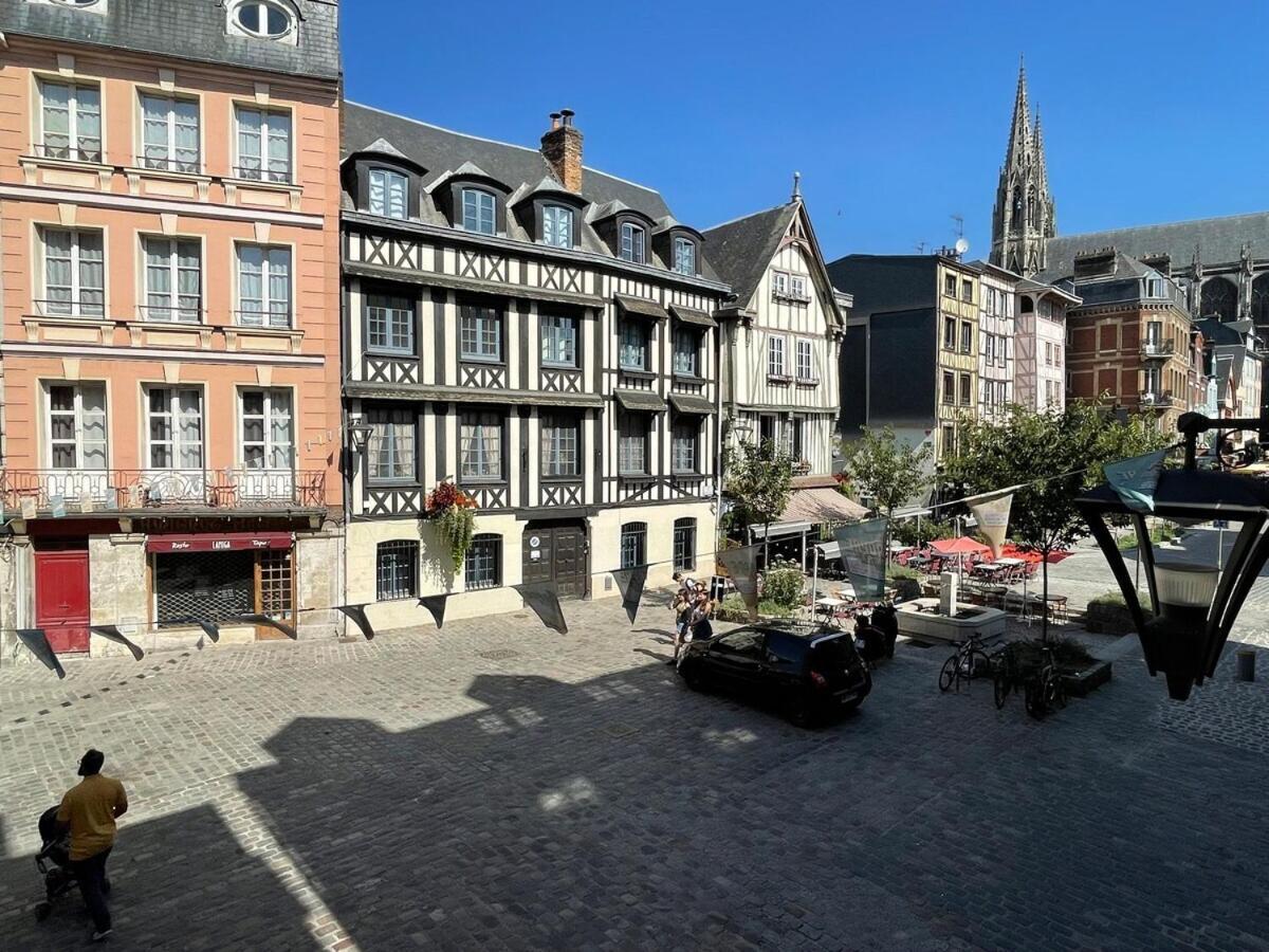 Le 1731, Rouen Coeur D'Histoire, Superbe Duplex Lägenhet Exteriör bild