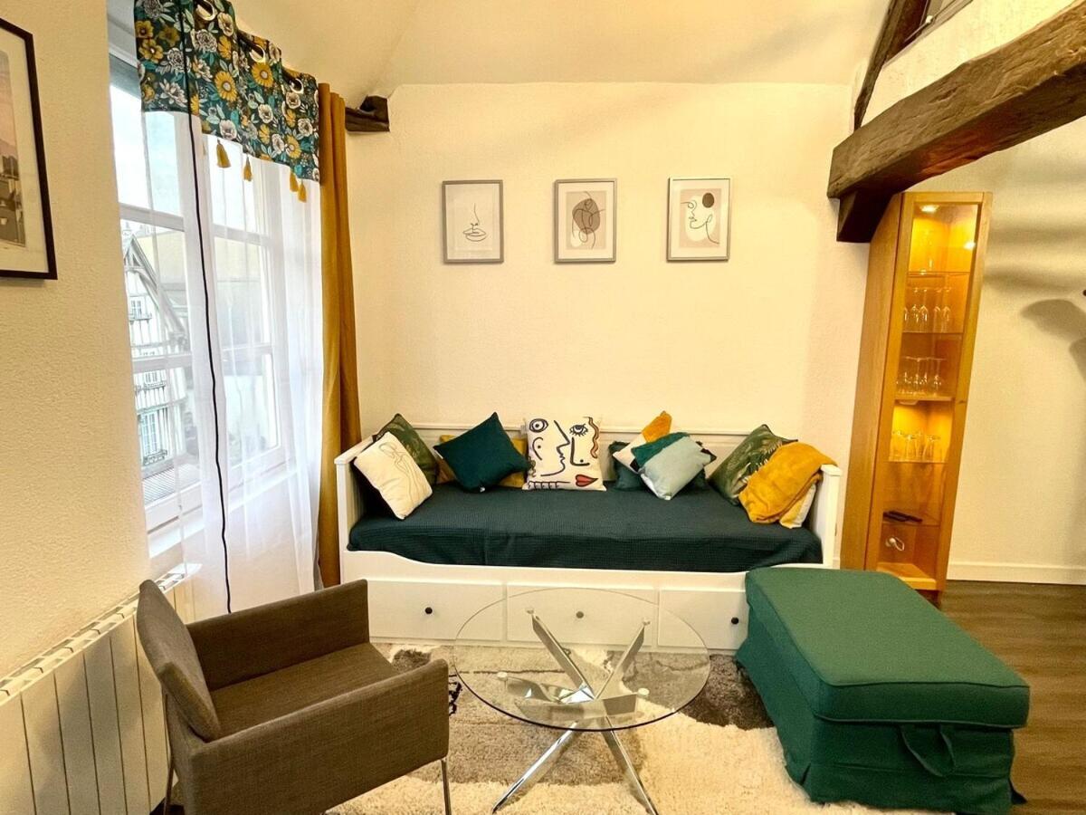 Le 1731, Rouen Coeur D'Histoire, Superbe Duplex Lägenhet Exteriör bild